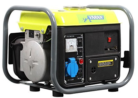 Varan Motors - 92508-2 Generatore portatile a benzina da 750W, 1 x 230V, 1 x 12VDC