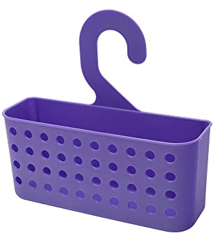Cesta Plastico Multiusos (Pinzas/Duchas) Con Colgador Colores Surtidos