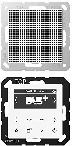 Jung DABA1WW Smart Radio DAB+ Set Mono Bianco Alpino Serie A/AS