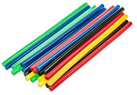 20 x farbige Klebesticks Heißkleber Klebepatronen Ø 7,5mm x 200 mm lang farbig