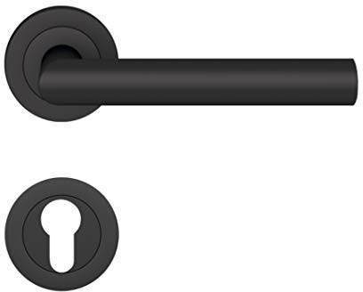 Karcher design Drückergarnitur ER 28 Rhodos PZ 39-43 mm schwarz