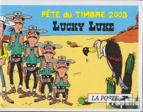 Prophila Collection Frankreich MH61 (kompl.Ausg.) postfrisch ** MNH 2003 Lucky Luke (Briefmarken für Sammler) Comics