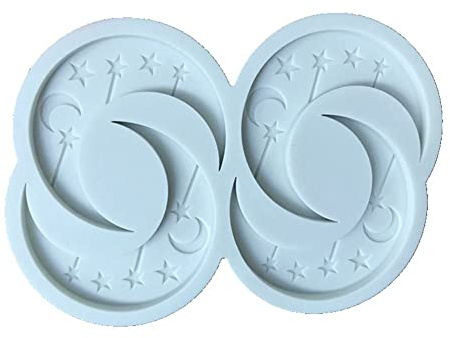 Danlai Happy Eid Mubarak Moon Silicone Mold 3d Moon Cake Fondant Mould Diy Ramadan Festival Candle Soap Mold (random Color)