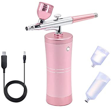 YANYUESHOP Cake Spray Gun,Portable Spray Gun with Compressor Kit for Cake Decorating Makeup Art Nail Model Painting Tattoo Manicure