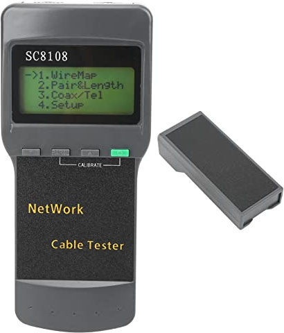 SC-8108 Verificador de Cable de Internet Probador de Continuidad Detección de Longitud de Punto de Ruptura 1350M Probador de Cable de Red Proyectos de Telecomunicaciones para