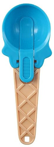 hobbyme Cuchara de helado de plástico con resorte para helados, cuchara de excavación de frutas