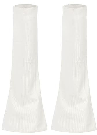 MilyaDE Lose Beinwärmer Stulpen Baumwoll Stretch Gothic Lange Strümpfe Legwarmers Beinstulpen Kniestrümpfe