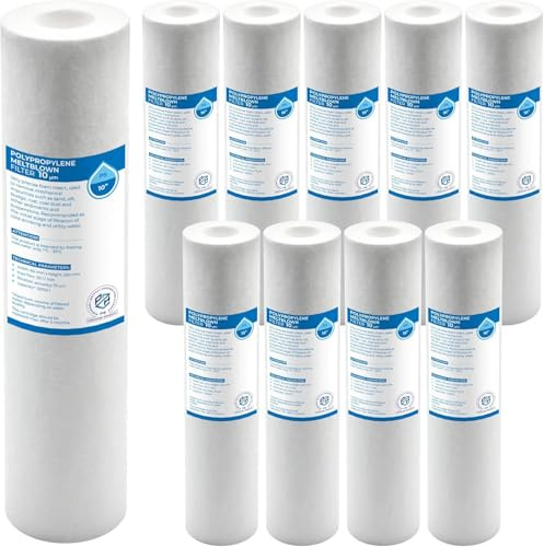 KNM Trade Filtro Bobinado 10 Micras Agua 10 Piezas