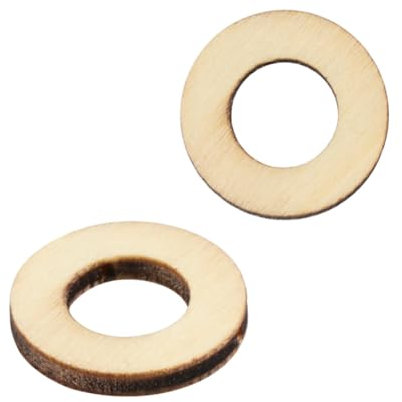 TOPPERFUN 200stücke Holzplättchen Zum Basteln Runde Naturholzscheiben Für Diy Dekoration Scrapbooking Handgefertigte Holzkreise Für Weihnachtsbaum Und Wanddeko Vielseitige Bastelaccessoires