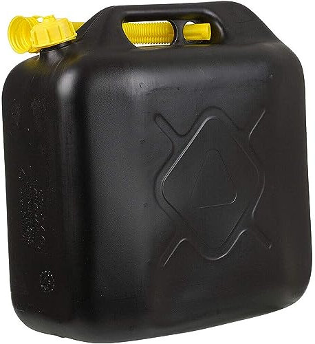 20L Petrol Diesel Fuel Jerry Can,Car Spout Nozzle Flexi with Spout Nozzle Container Storage for Car Van Motorcycle,Emergency Backup for Vehicles Storage(Black)