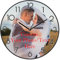 Orologio da parete personalizzato con foto e immagine, orologi rotondi personalizzati per parete, orologio da parete personalizzabile con foto/testo per cucina, bagno, camera da letto, soggiorno