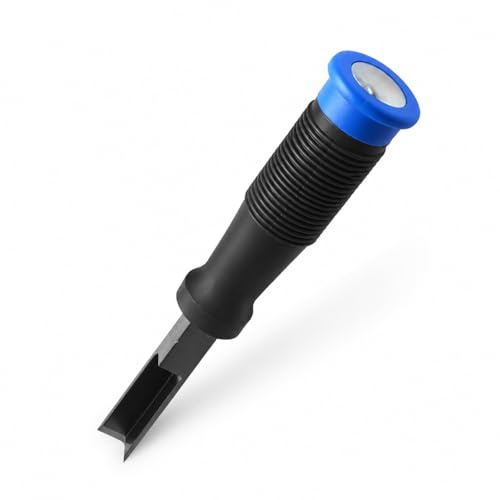 Ciseau à Bois Angle Droit, Acier Chrome Vanadium 6mm Poignée Anti-Choc