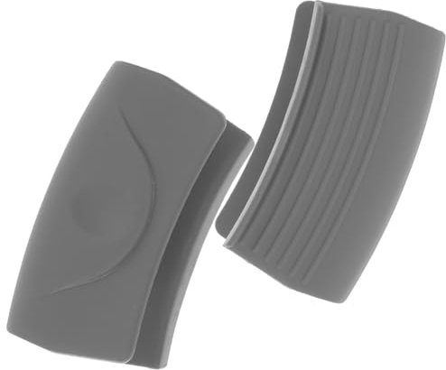 Amosfun Copri-Manico in Silicone per Pentole Protezione Termica Antiscivolo Adatto per Manici di Pentole da Cucina in Inossidabile e Ghisa