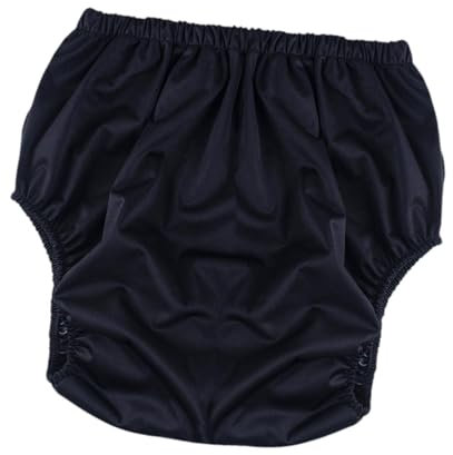 Sharplace Auslaufsichere Unterwäsche für Erwachsene bei Inkontinenz. Unterhosen zum Überziehen für Männer und Frauen. Wasserdichte Windelüberzüge für, Xxl Schwarz