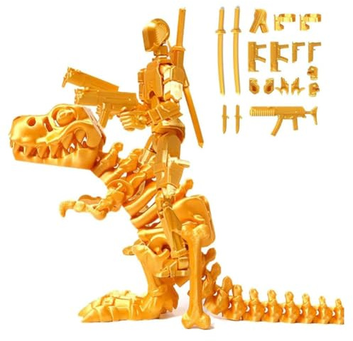 LYEAA Ensemble de Figurines d'action et de Dinosaures Titan 13, marionnettes à articulations Multiples pour 13 Figurines d'action et Dinosaures pour Enfants et Adultes, Jeu créatif et décora