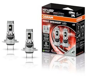 Osram NIGHT BREAKER LED SPEED H7, LED-Fern- und Abblendlicht mit Straßenzulassung, 6000K, schnelle Installation, kein mechanisches Zubehör notwendig, LEDEC02 integriert