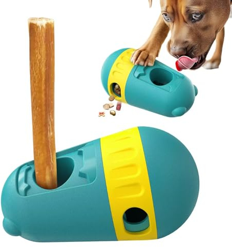 Mittokonnel Intelligenzspielzeug für Hunde Interaktiver Futterball, Slow Feeder&Kauspielzeug zur Fixierung Fördert Verdauung und Spaß, ideal für kleine und mittelgroße Hunde–drinnen&draußen (Grün)