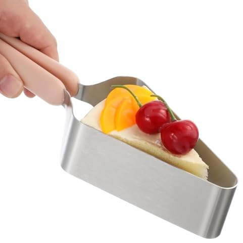 Zephylix Coupe-gâteau réglable en acier inoxydable - Pelle à tarte multifonction - Spatule pour mariages, fêtes d'anniversaire - Outil de découpe facile avec deux poignées - Bleu