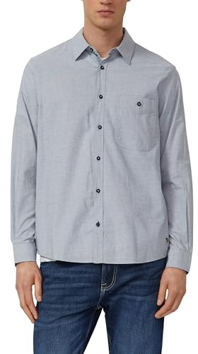 s.Oliver Chambray-skjorta med bröstficka, 58k2, XXL