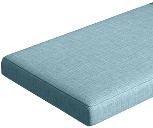 Cojines para Banco Jardin 100/120/140/150/180cm Zapatero Cojín para Banco 2 y 3 Plazas Antideslizante Terraza Cojín del Asiento Funda Lavable para Exterior/Interior/Cocina/Columpios(A3,160x45x5cm)