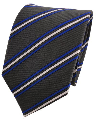 TigerTie Designer Seidenkrawatte in gestreift, Krawattenbreite 8 cm