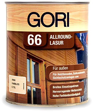 Gori 66 Holzschutzlasur für aussen 5 Liter Farblos 9900