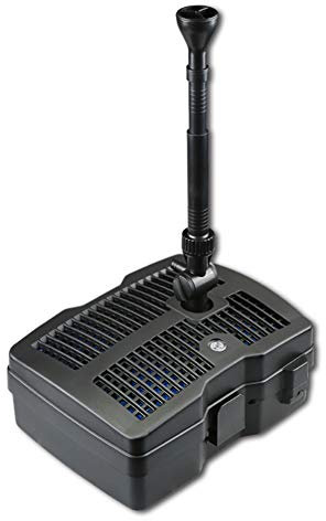 H&RB Bomba de Fuente UV-C Fuente de Agua de Estanque de jardín Filtro Que Contiene lámpara germicida para la Fuente del Animal doméstico, Acuario, Estanque, Bomba de Agua Estatuaria,CUF 6000