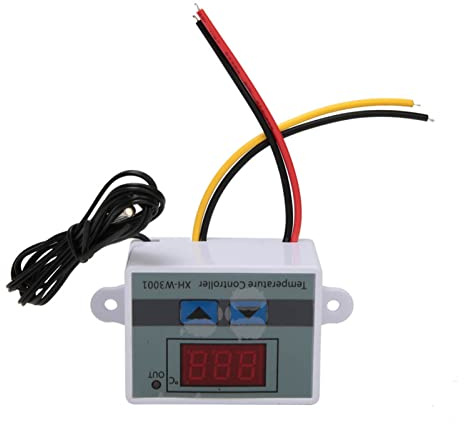 XH-W3001 Temperaturregler-Thermostatschalter mit wasserdichter Sensorsonde (110-220 V, 1500 W) 12*9*3