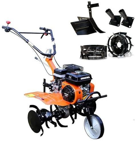 SAKAWA Motoazada Manual 7,5cv 3V + Metálicas + Asurcador + Mangones