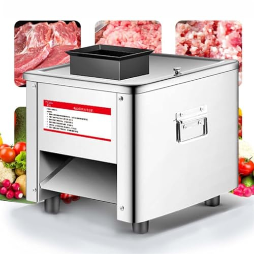 GYQSSD Cortadora De Carne 850W, Cortadora De Carne Eléctrica Comercial, Cortadora Triturada, Cortadora Automática De Verduras, Cortadora De Carne De Cerdo, Cortadora, Fácil De Limpiar,3.5MM