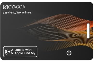 Find My M10 Card Tracker. Wallet tracker. Smart Tag & luggage tracker for suitcases. IP67 Waterproof & Rechargeable Finder. Global Positioning air tag alternative on Find My Network (apple IOS only)