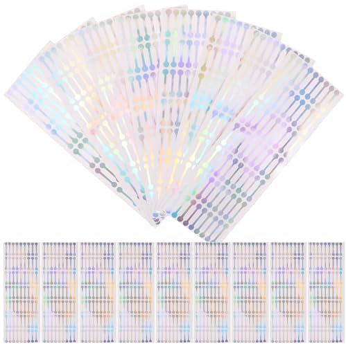 Lurrose Seal Stickers for Bags 500pcs Retail Package Seal Adhesive Tamper Evident Stickers