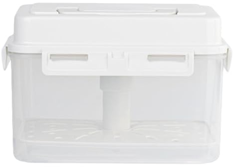 Gärbehälter – PP Luftdichte -Boxen | 4–5 l Gärbehälter mit Griff und Deckel | Transparenter Press Fermentationsbehälter für frischeren Geschmack