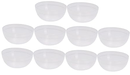 PACKOVE 30 Stück Pvc Selbstgemacht Maskenmischschalen Elastische Geruchsfreie Kosmetikschalen Leicht Tragbar für Spa Hautpflege Haarmaske mit Deckel
