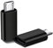 Mugust Adaptador Micro USB a USB C,2 Pack Micro Macho a USB-C Hembra Convertidor para iPhone 16/15 Pro MAX MacBook Air iPad Samsung Galaxy Huawei(Negro)