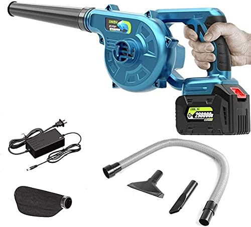 RUHEN Comodo soffiatore Elettrico Senza Fili, Leggero e Portatile, aspiratore per Foglie e aspiratore 2 in 1, infinitamente