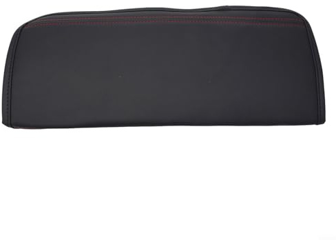 Honseadek Housse d'accoudoir de voiture pour IONIQ 5 – Protection de console centrale en cuir synthétique noir, installation directe avec anti-corrosion