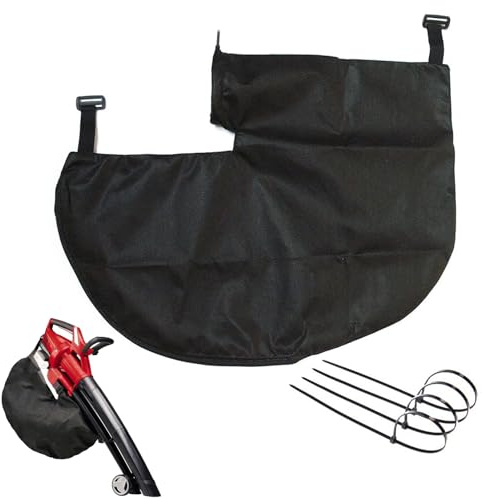 Genérico Bolsa de Soplador de Hojas, Bolsa de Aspiradora para Jardí Compatible con Einhell GE-CL 36 Li E-Solo Gardenic Yard 3000W, Bolso Sopladora de Hojas Repuesto con Cremallera