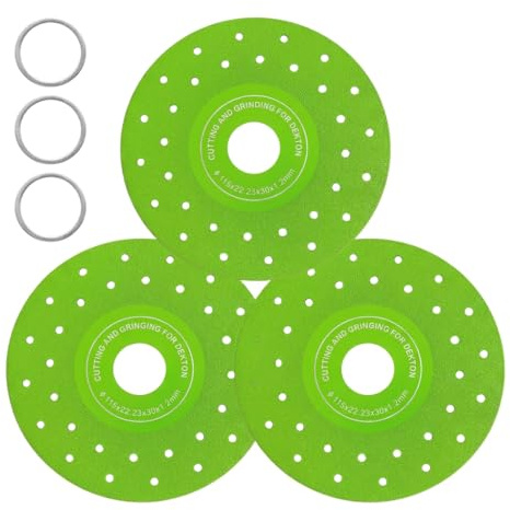RTDHO 3Pcs 115mm Diamond Tile Cutter Disc Set Ultra, Thin Glass Cutting Disc
