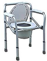 Comoda WC-doccia, rialzo WC, altezza regolabile 45-55 cm