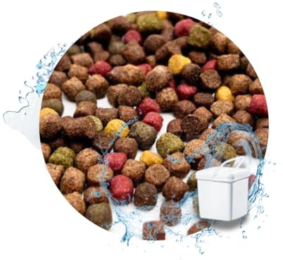 Warnicks Tierfutterservice Koifutter 6mm Spezialfutter 5-Sorten-Mix 5Liter im praktischen Eimer!