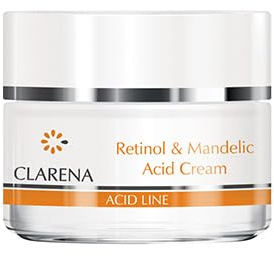 Clarena - anti aging creme frauen - mandelsäure und retinol creme gesicht - anti aging nachtcreme gesicht - hals und dekollete creme - straffende gesichtscreme - halscreme straffend 50 ml