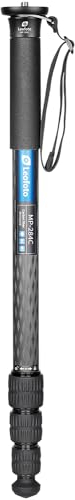 Leofoto - Monopod de Carbono - Extremadamente Fuerte - Capacidad de Transporte: 18 kg - Altura Máx. 165 cm (sin Cabeza de Bola) - Ligero - MP-284C