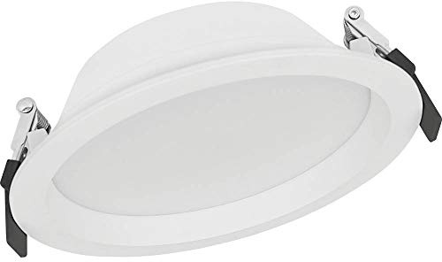 Ledvance LED Downlight Leuchte für Innenanwendungen Warmweiß 160,0 mm x 52,0 mm DOWNLIGHT ALU 4060000000000