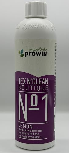 proWIN TEX N'CLEAN BOUTIQUE No. 1 LEMON Öko Bssiswaschmittel flüssig 500ml Zitrusduft
