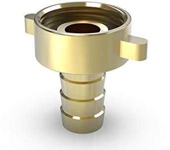 ABA Beul 55100.106.2 Raccord étanche avec écrou à ailettes G Tuyau 3/4 (19 mm) avec Joint EPDM, cuivré, 3/4 x 19