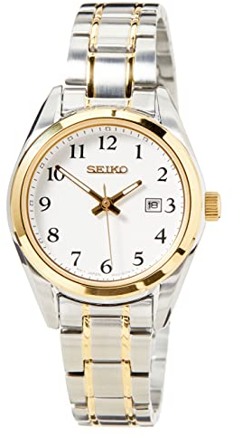 Seiko Damen-Uhr Quarz Edelstahl mit Edelstahlband SUR466P1