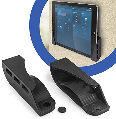 Surfplatta mobiltelefon väggfäste smarthome hållare universal lämplig för iPad iPhone Samsung svart
