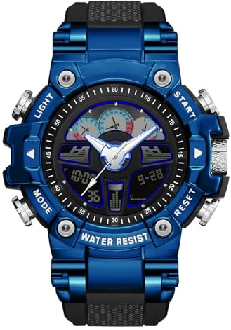 RORIOS Sportivo Orologio per Uomo Orologi Digitale con Sveglia Orologio Militare Uomo Orologio da Polso Impermeabile per Uomo