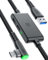 INIU Link Cable 5m with Separate Charging Port, VR Cable for Meta Oculus Quest 3s Quest 3 2 1 Quest Pro, Pico 4, PC VR Headset Steam VR Accesorios, High Speed USB 3.0 Data Transfer USB C Cable